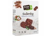 Free village sušenky kakaové s kokosem - bez lepku