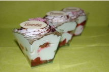 Tiramisú s malinami-bez lepku