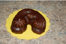 Mini ořechovočokoládový rohlíček - bez lepku - 4 ks