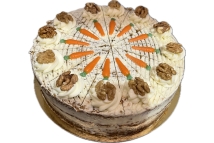 Mrkvový dort - bez lepku (celý dort, 12 kousků)